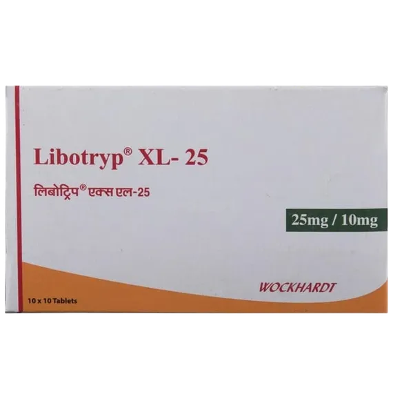 libotryp xl 25mg tablet 10's